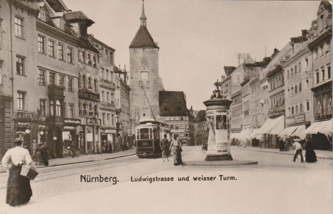 Ak-Ludwigstrasse-weisser-Turm-1904.jpg