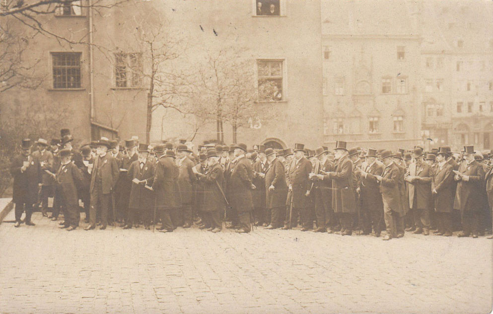 Egidienplatz 1911 Sängergfest?