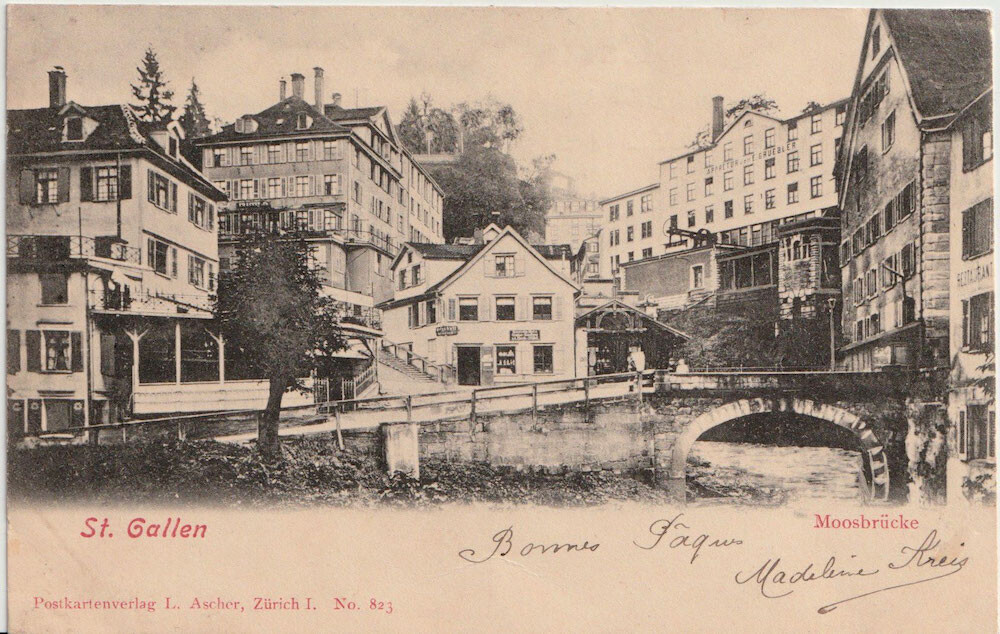 Ak Müllertorbrücke Mülenen 1902