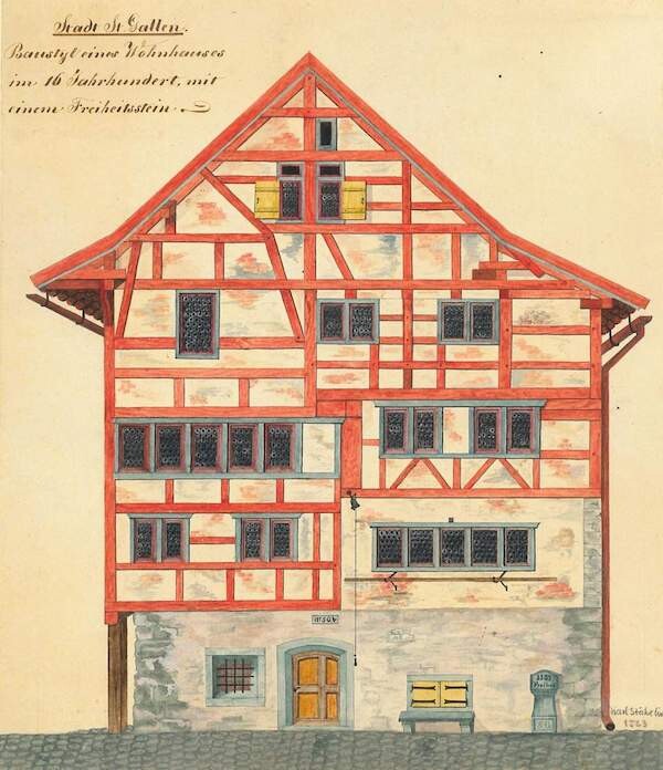 Kugelgasse 15:17 Karl Staehelin 1863 HVM