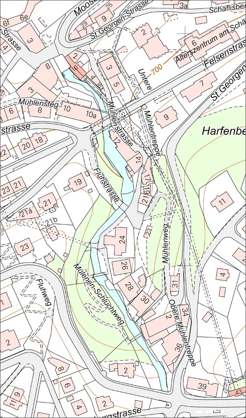 Mülenen Stadtplan 2023